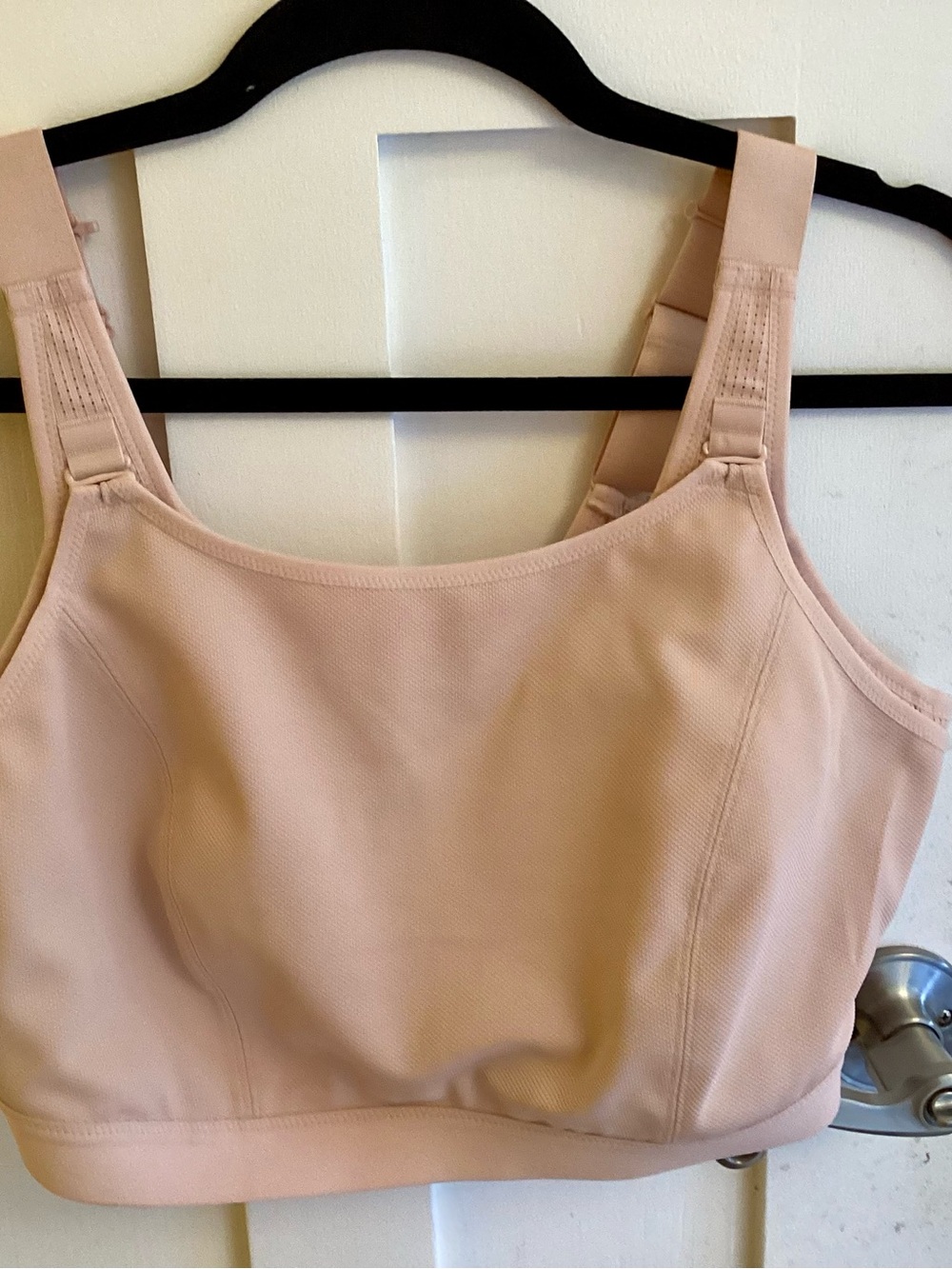 38 H/I Blush Pink sports bra.  New with tags